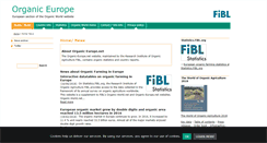 Desktop Screenshot of organic-europe.net